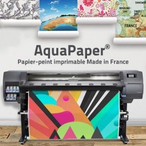 Papier peint Aqua Paper Mat
