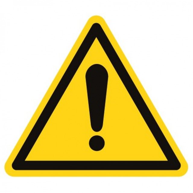 Pictogramme danger général ISO 7010-W001