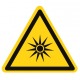 Pictogramme danger rayonnement optique ISO7010-W027