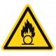 Pictogramme danger substances comburantes ISO7010-W028