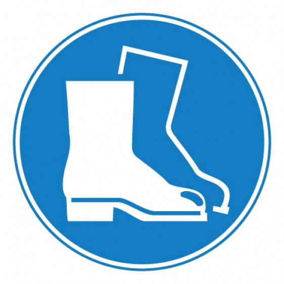 Pictogramme chaussures de sécurité obligatoires ISO7010-M008