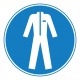 Pictogramme vêtements de protection obligatoires ISO7010-M010