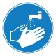 Pictogramme lavage des mains obligatoire ISO7010-M011