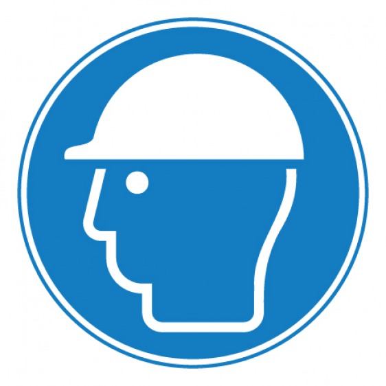 Pictogramme casque de protection obligatoire ISO7010-M014