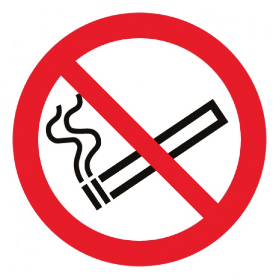 Pictogramme interdiction de fumer ISO7010-P002