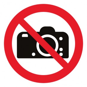Pictogramme interdiction de photographier ISO7010-P029