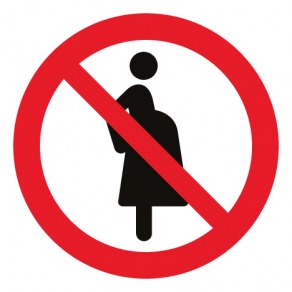 Pictogramme interdit aux femmes enceintes ISO7010-P042