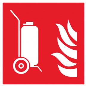 Pictogramme extincteur d'incendie sur roues ISO7010-F009