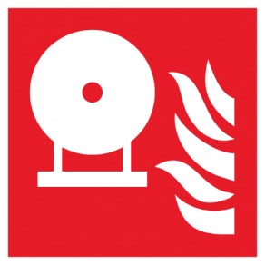 Pictogramme extincteur d'incendie fixe ISO7010-F013