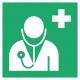 Pictogramme médecin ISO7010-E009