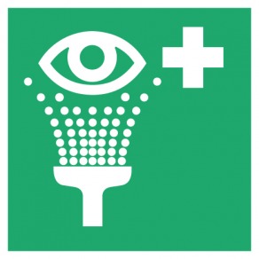 Pictogramme équipement de rinçage des yeux ISO7010-E011