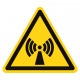 Pictogramme danger radiations non ionisantes ISO7010-W005
