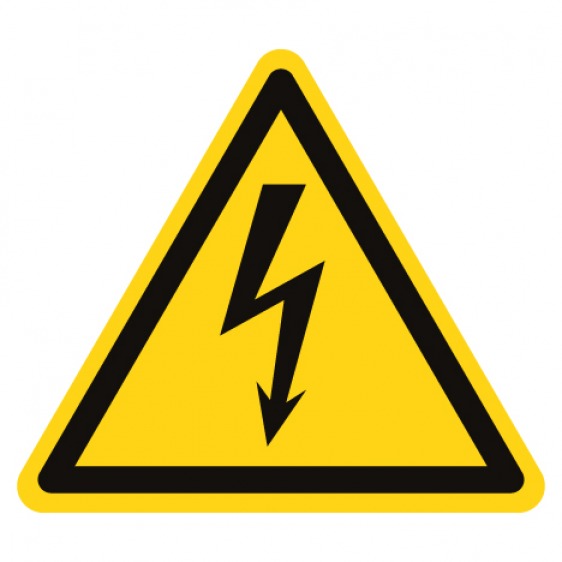 Pictogramme danger éléctricité ISO7010-W012