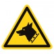 Pictogramme danger chien de garde ISO7010-W013