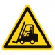 Pictogramme danger chariots élévateurs ou autres véhicules industriels ISO7010-W014