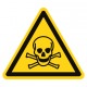 Pictogramme danger matières toxiques ISO7010-W016