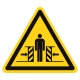 Pictogramme danger écrasement ISO7010-W019