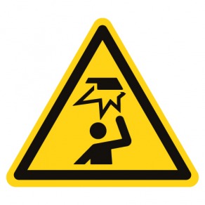 Pictogramme danger obstacle en hauteur ISO7010-W020