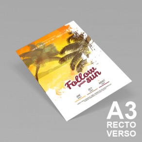 Affiches A3 recto verso