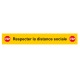 Sticker sol respect distance