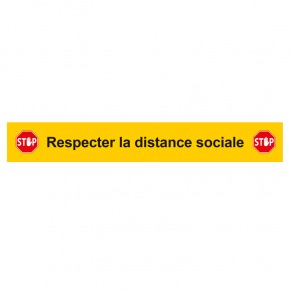 Sticker sol respect distance