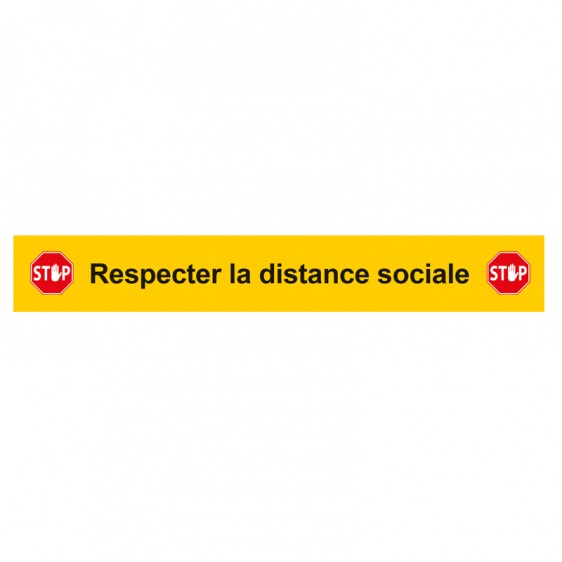 Sticker sol respect distance