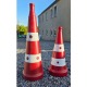 Cone avec panneau affichage