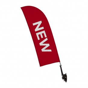 Drapeau de fenêtre avec ventouse
