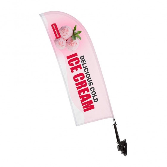 Drapeau de fenêtre avec ventouse