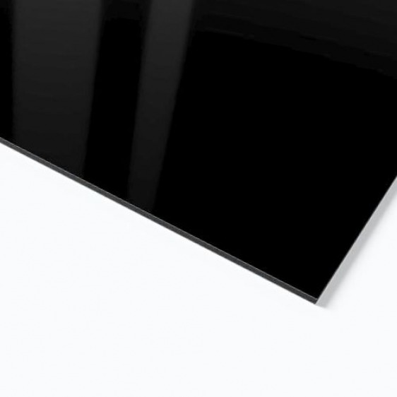 Panneau Dibond noir - Impression directe UV