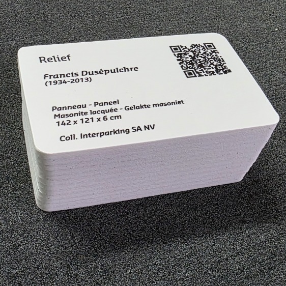 Plaquettes Forex blanc - Impression directe UV