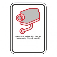 Pictogramme surveillance caméra personnalisé