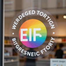 Stickers adhésif transparent