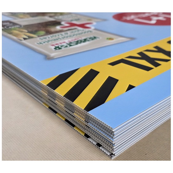 Panneau alvéolaire 3.5 mm - Impression directe UV