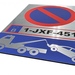 Panneau Dibond Alu brossé - Impression directe UV