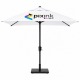 Parasol publicitaire CHR personnalisé sans cantonnière