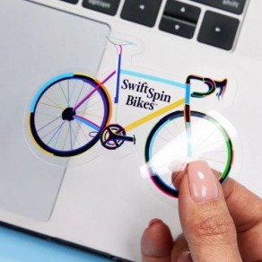 Stickers adhésif transparent