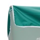 Parasol publicitaire premium 3x3 m effet bois