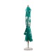 Parasol publicitaire premium 3x3 m effet bois
