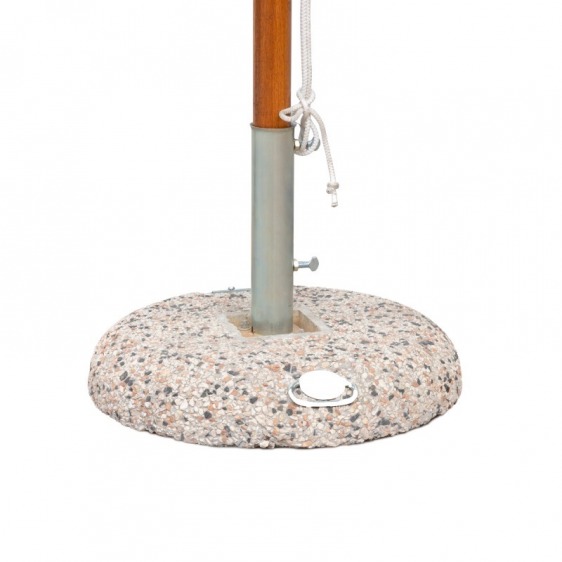 Socle premium 55 kg pour parasol 3x3 m