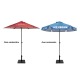 Parasol publicitaire CHR personnalisé sans cantonnière