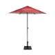 Parasol publicitaire CHR personnalisé sans cantonnière