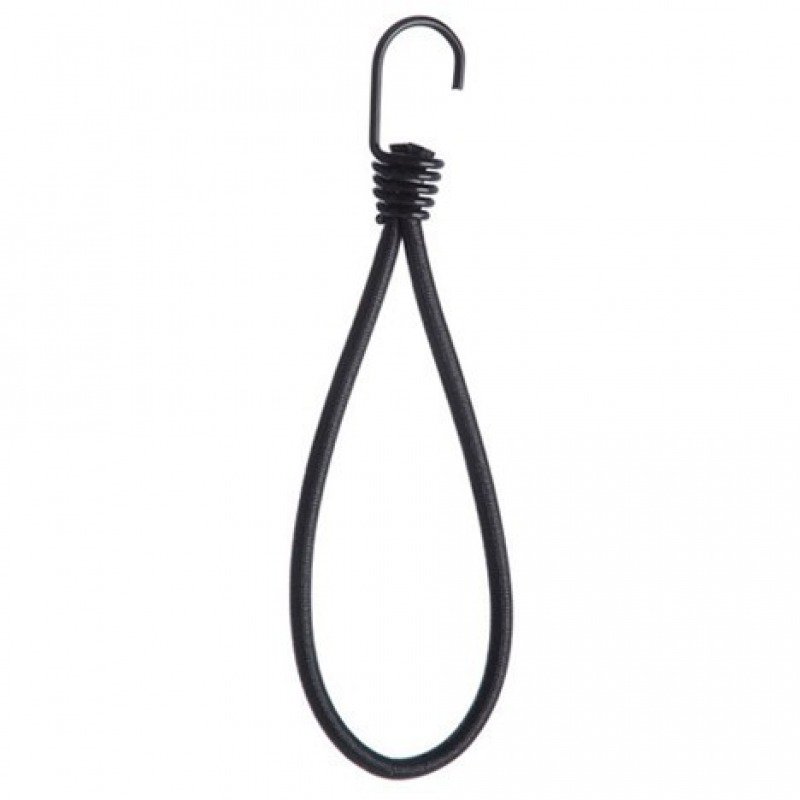 Tendeurs élastiques - Tendeur en caoutchouc noir 20 cm pour accrocher et  tendre une bache publicitaire