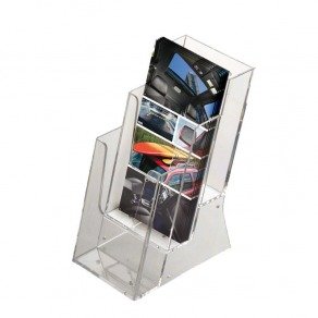 Porte Brochures comptoir 3 cases